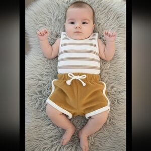 Easy-peasy's Terry Cloth Tank Top and short set
